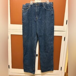Carhart Men's Heavy/Durable Jeans Size 40x36 Med Denim Color